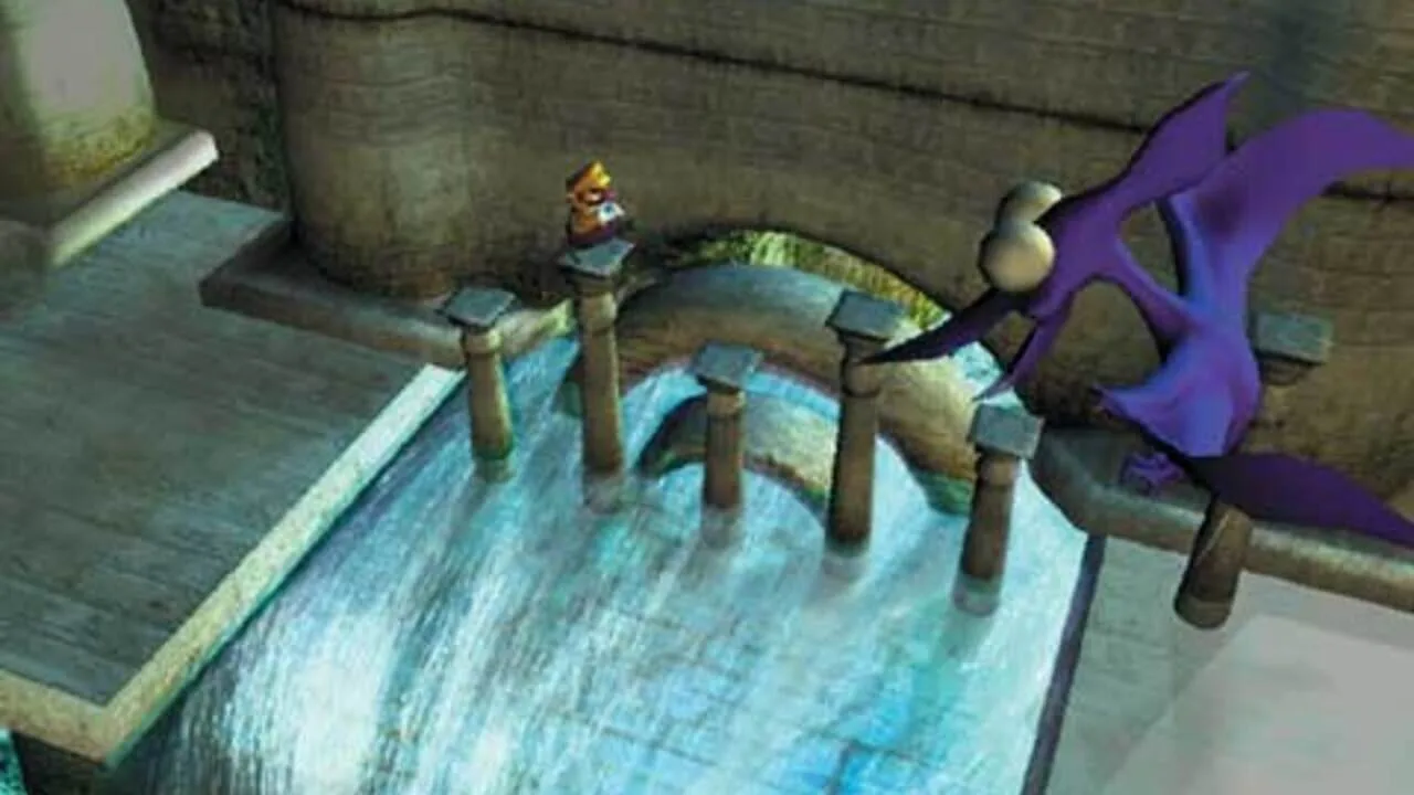 Wario World gameplay on GameCube