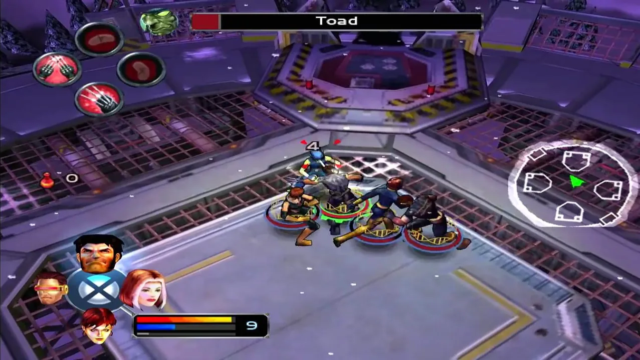 X-Men Legends gameplay on GameCube