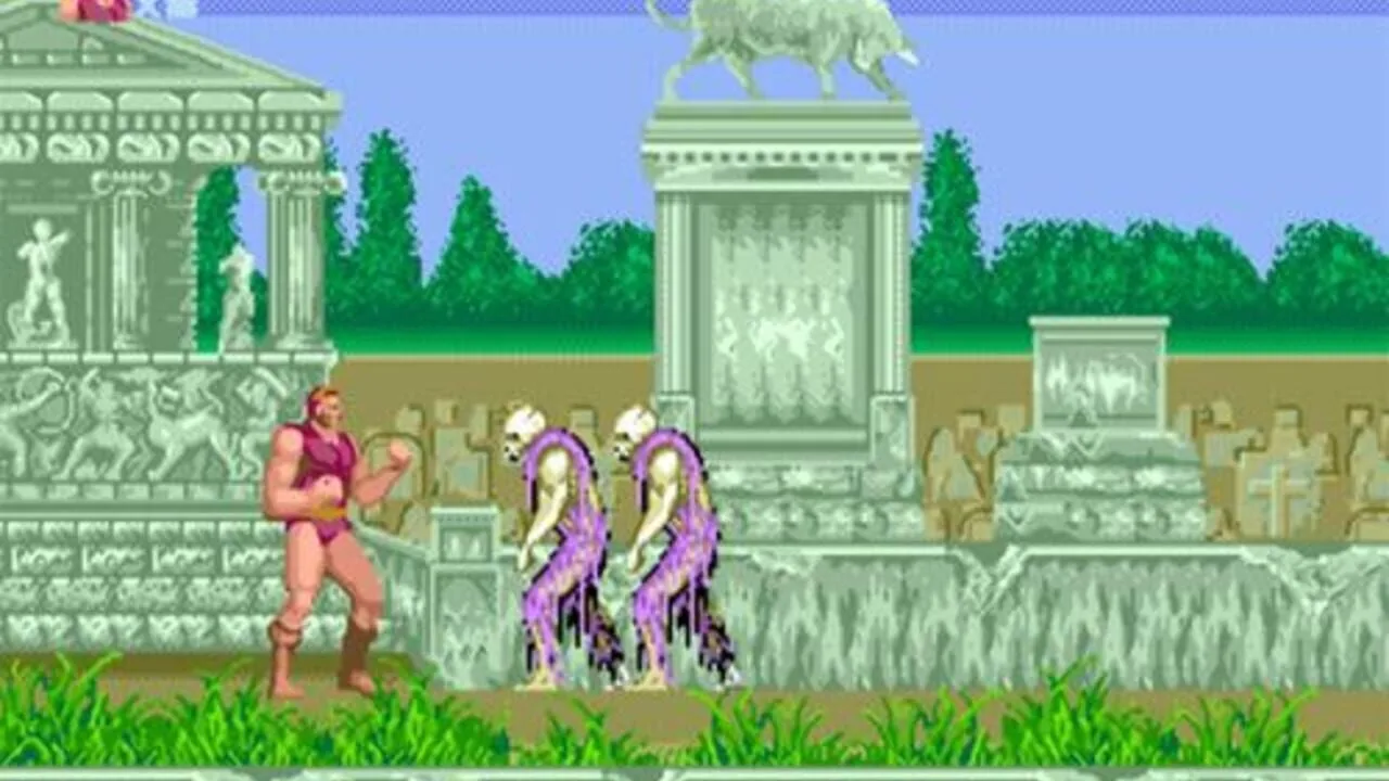 Altered Beast gameplay on Sega Genesis