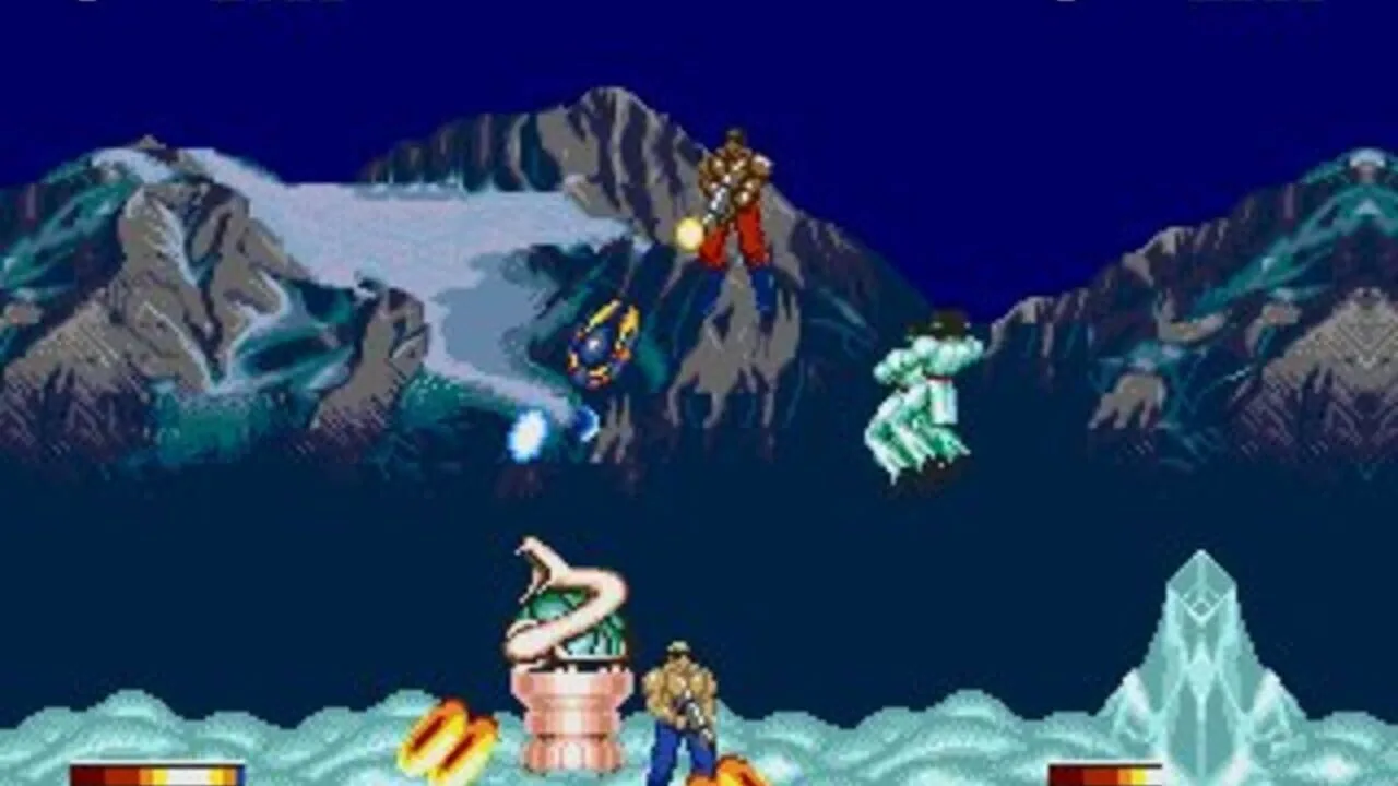Forgotten Worlds gameplay on Sega Genesis