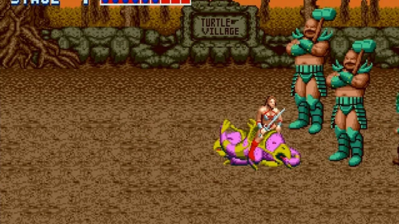 Golden Axe gameplay on Sega Genesis