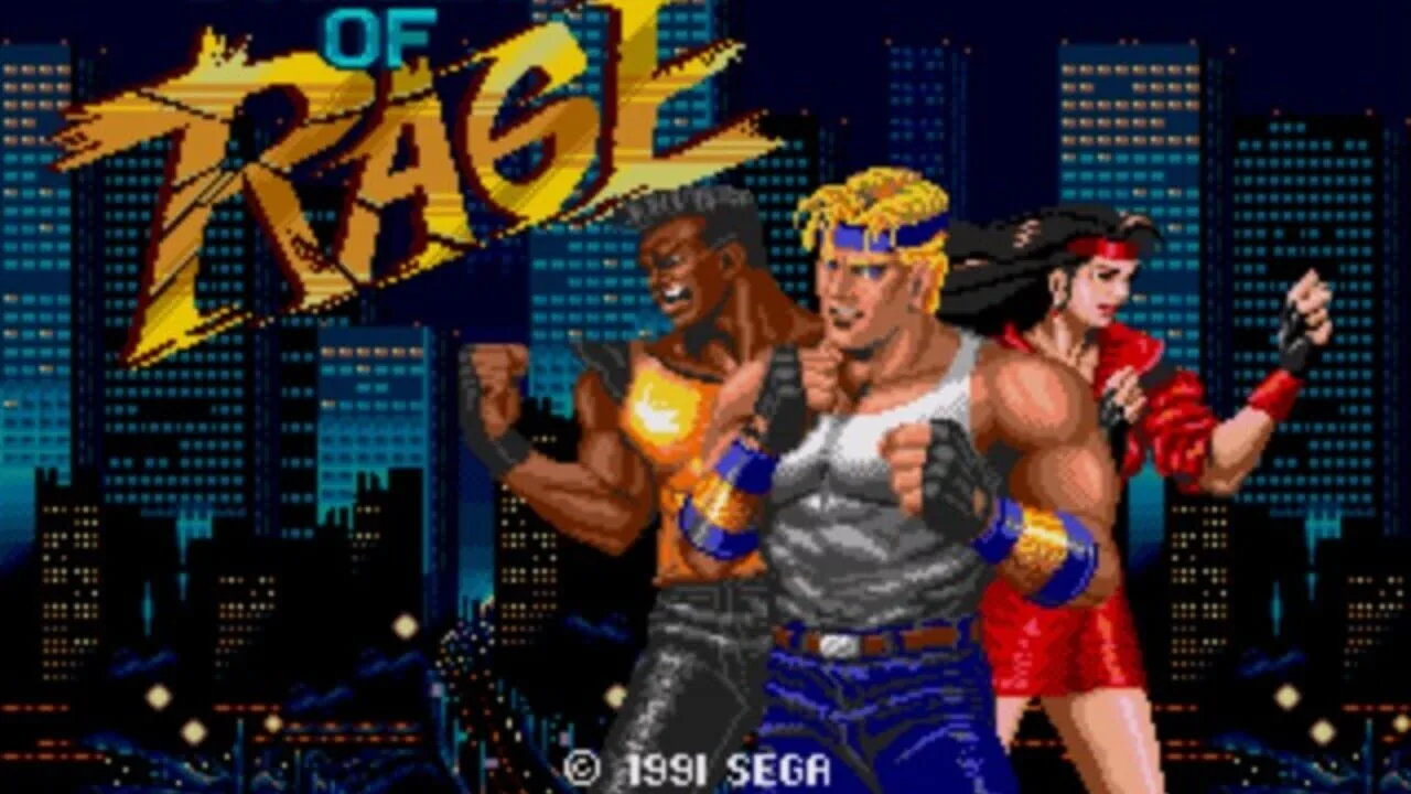 Streets of Rage gameplay on Sega Genesis