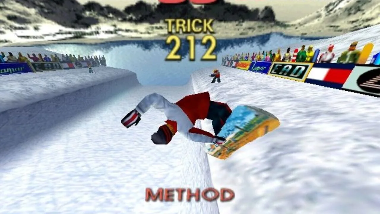 1080° Snowboarding gameplay on Nintendo 64