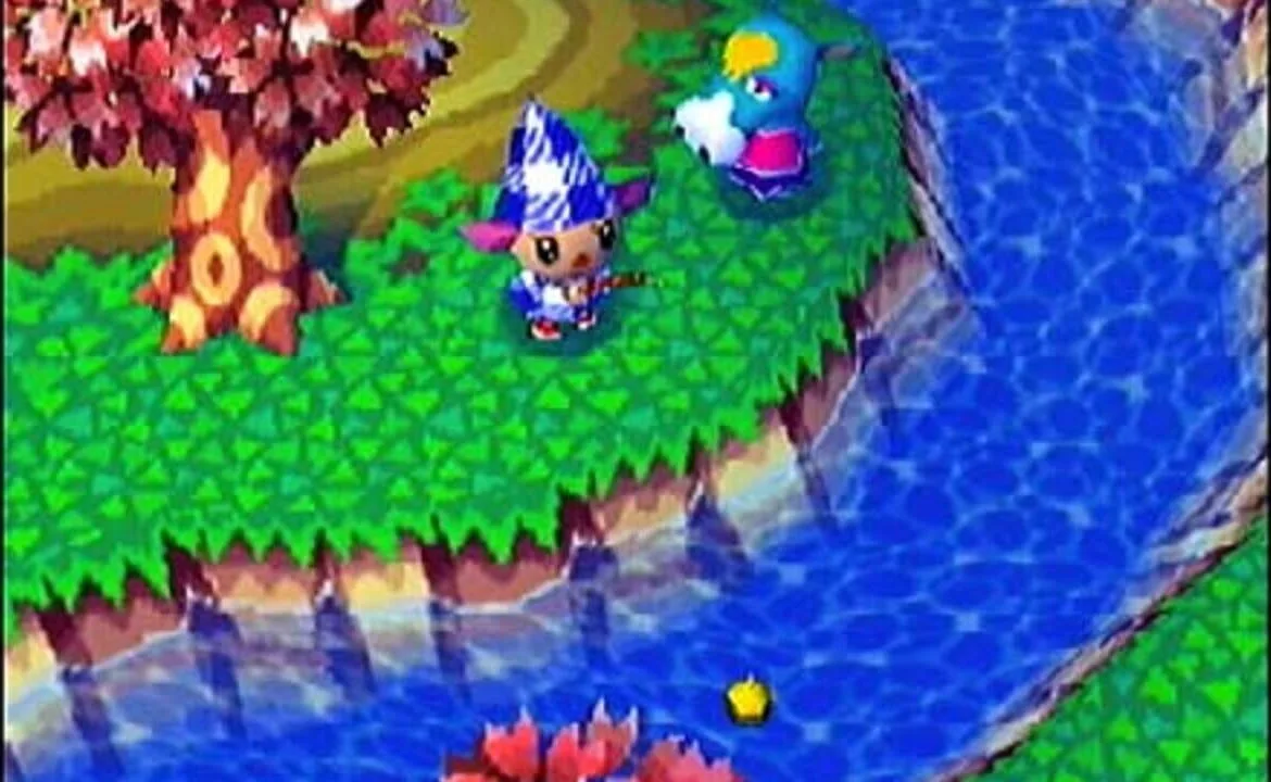 Animal Crossing gameplay on Nintendo 64