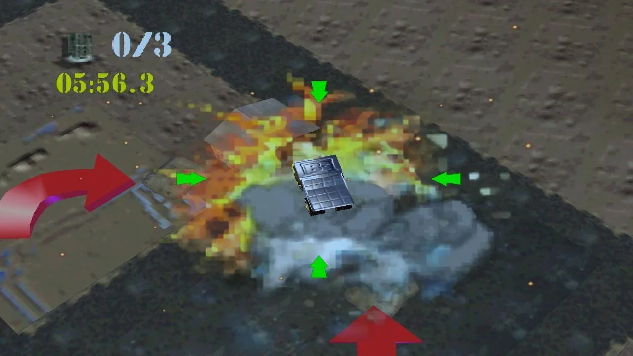 Blast Corps gameplay on Nintendo 64