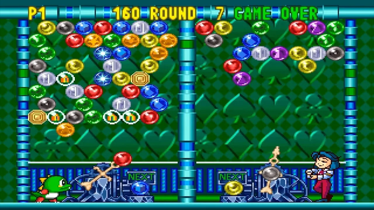 Bust-a-Move '99 gameplay on Nintendo 64