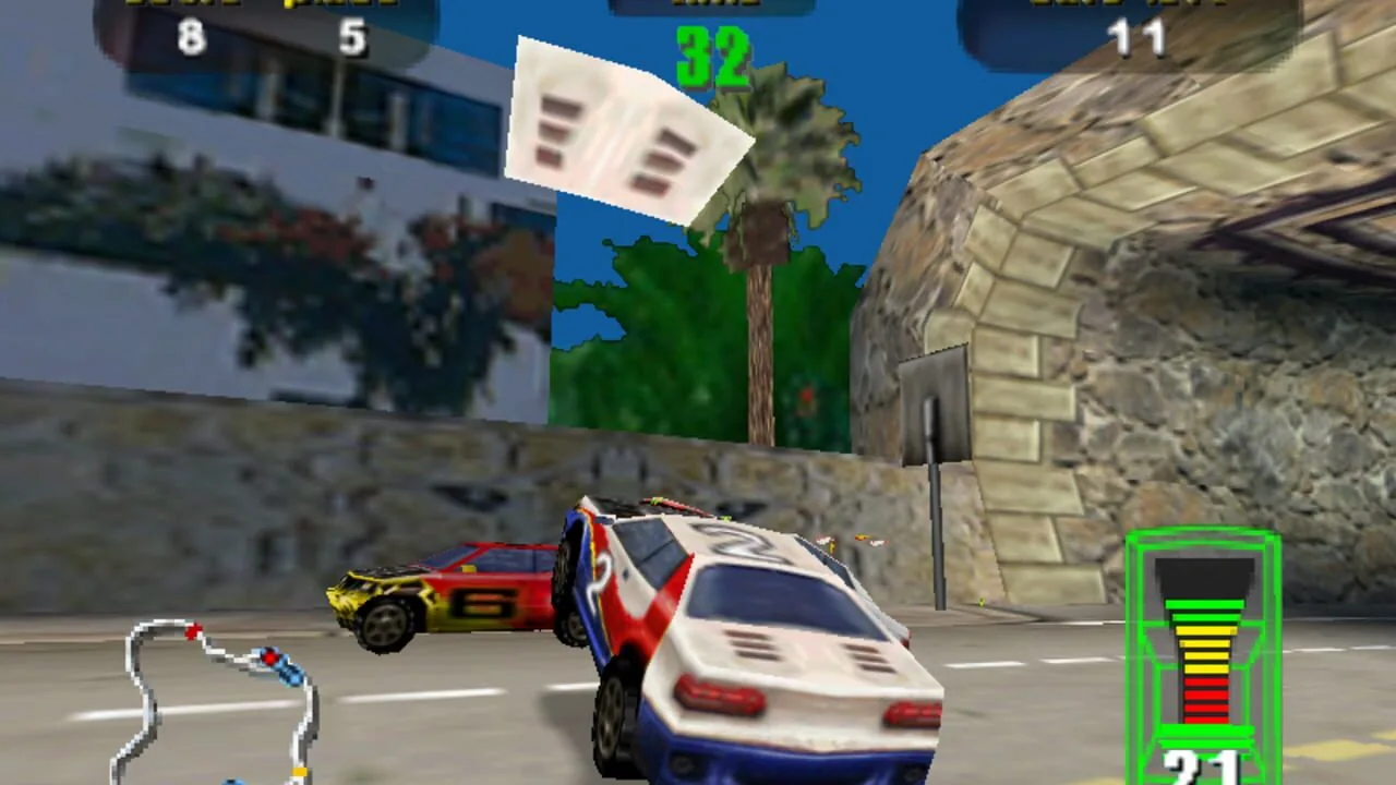 Destruction Derby 64 screenshot 2