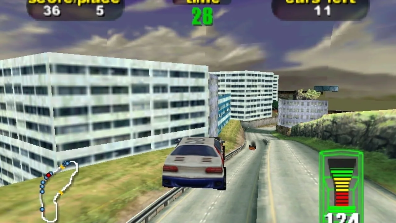Destruction Derby 64 gameplay on Nintendo 64