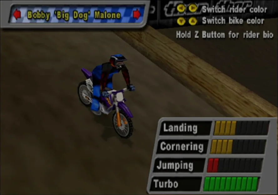 Excitebike 64 gameplay on Nintendo 64