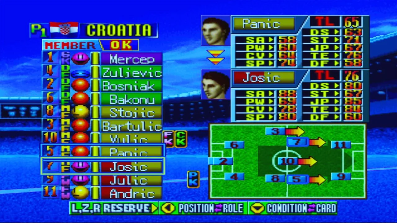 International Superstar Soccer 64 screenshot 1