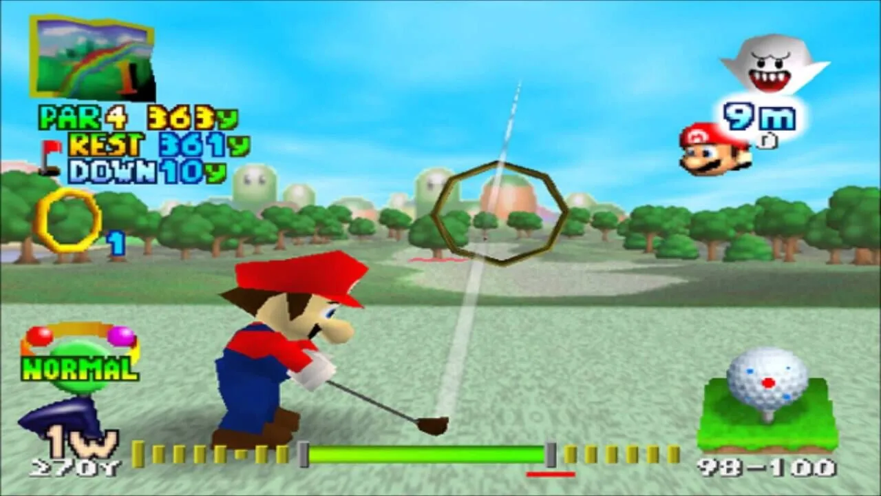 Mario Golf screenshot 1