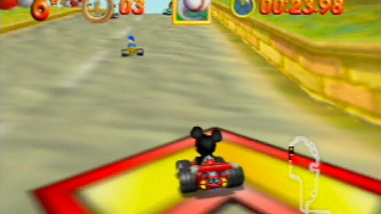 Mickey's Speedway USA gameplay on Nintendo 64