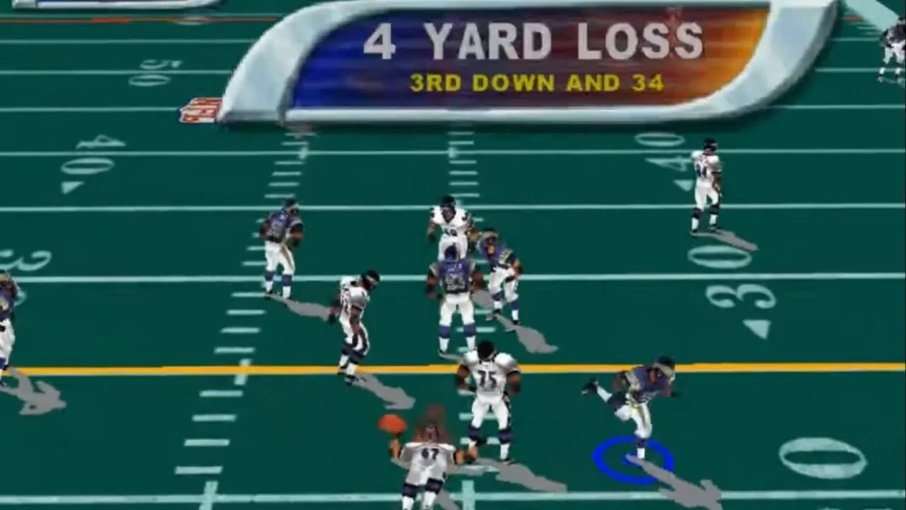 NFL Blitz 2001 gameplay on Nintendo 64