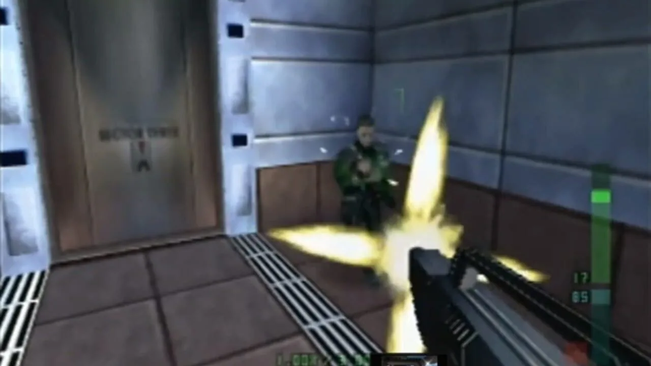 Perfect Dark gameplay on Nintendo 64