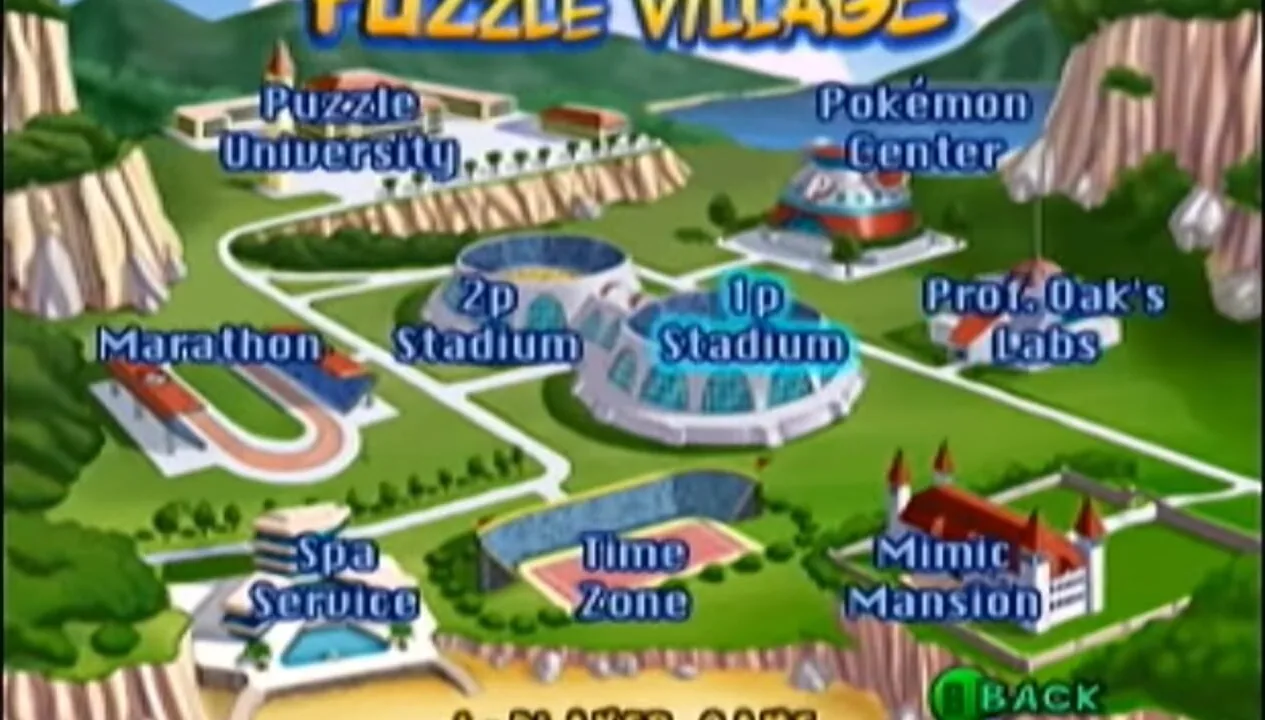 Pokémon Puzzle League gameplay on Nintendo 64
