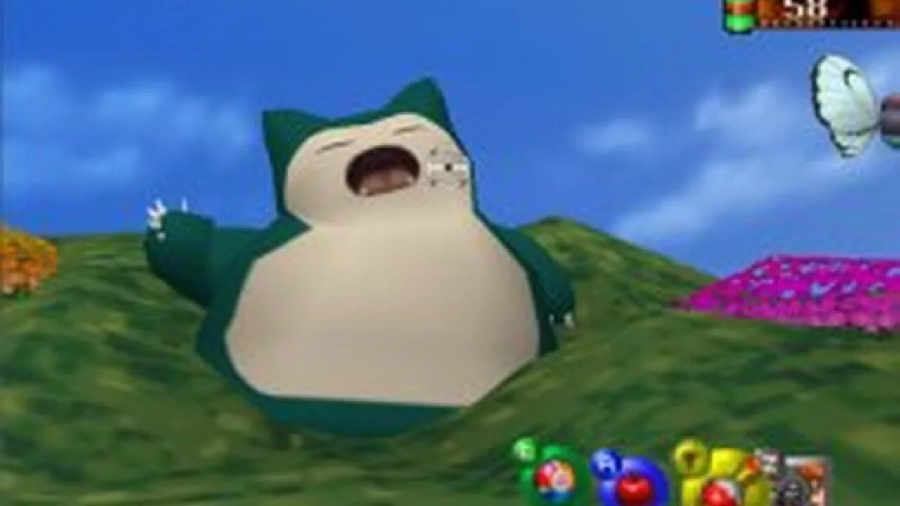 Pokémon Snap gameplay on Nintendo 64