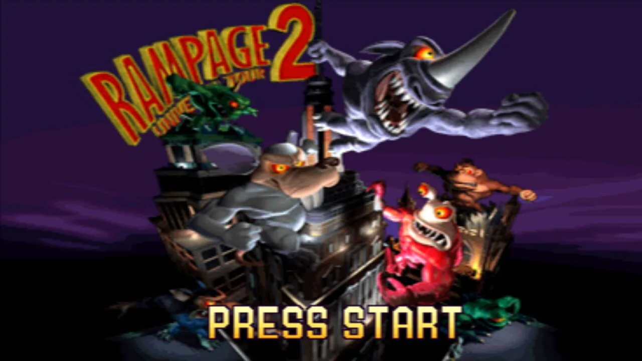 Rampage 2: Universal Tour gameplay on Nintendo 64