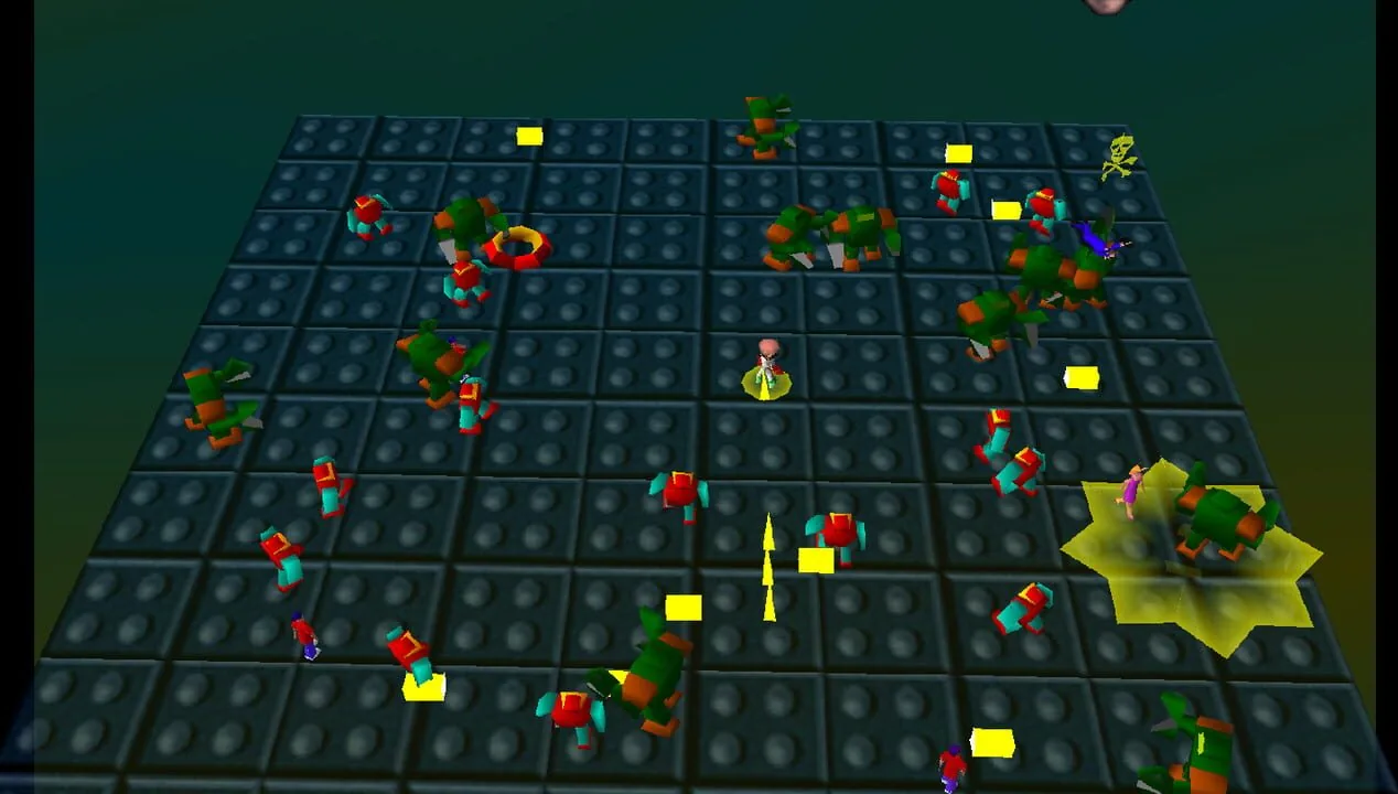 Robotron 64 gameplay on Nintendo 64