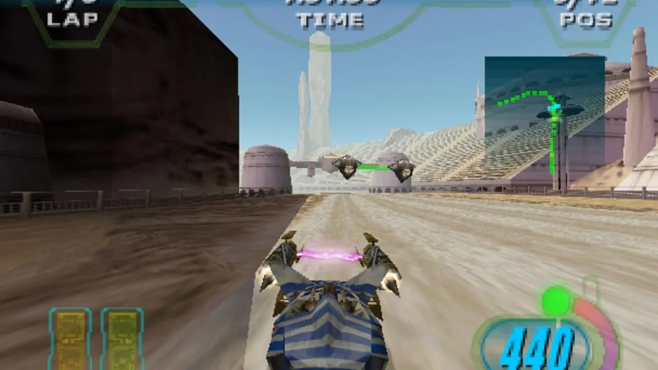 Star Wars Episode I: Racer gameplay on Nintendo 64