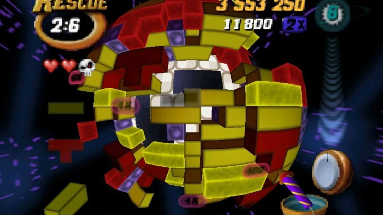 Tetrisphere gameplay on Nintendo 64