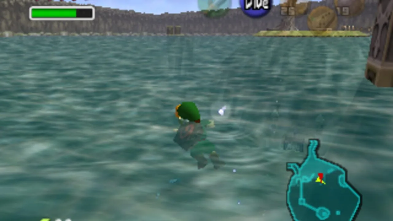 The Legend of Zelda: Ocarina of Time gameplay on Nintendo 64