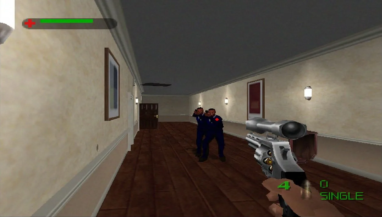The World Is Not Enough gameplay on Nintendo 64