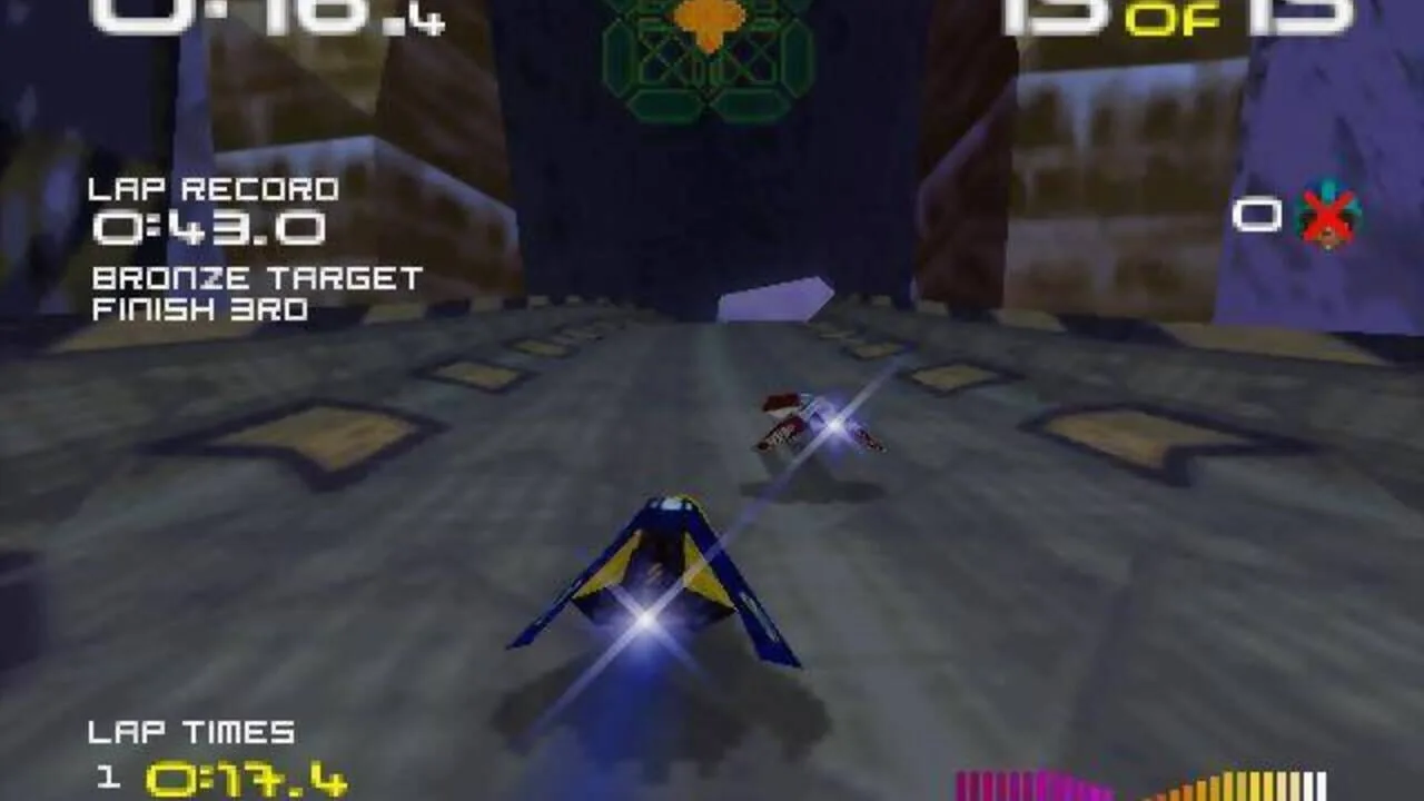 Wipeout 64 gameplay on Nintendo 64