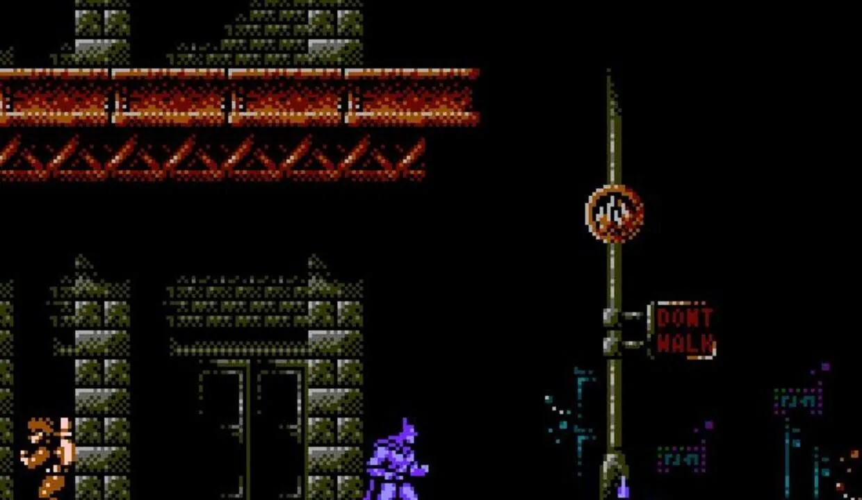 Batman: The Video Game gameplay on NES