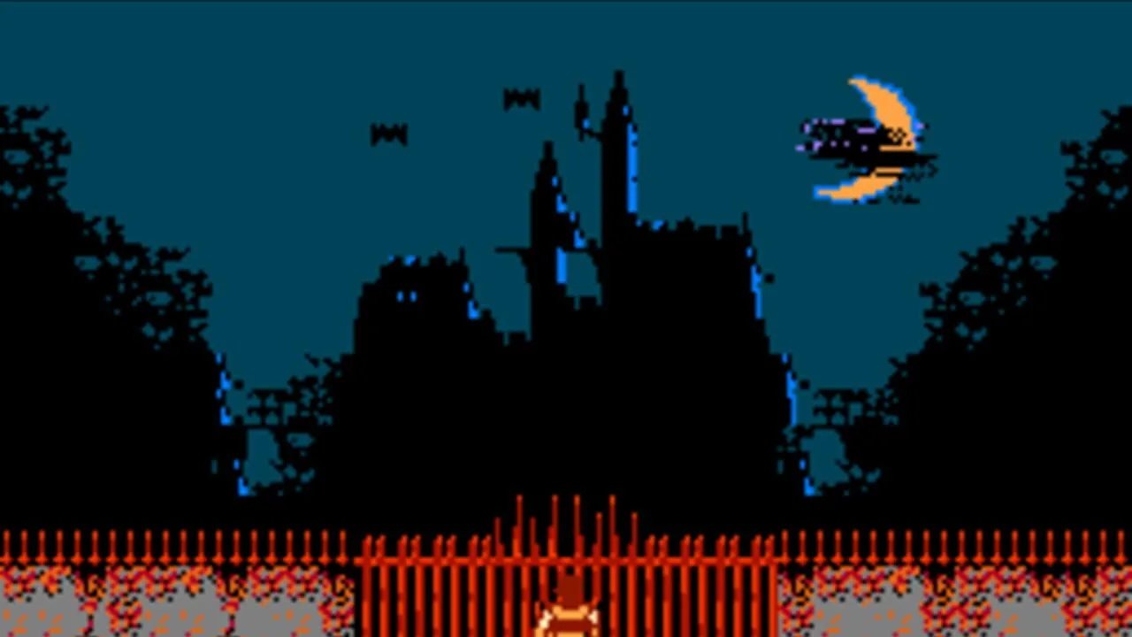 Castlevania gameplay on NES