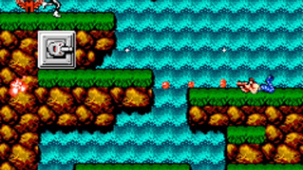 Contra gameplay on NES