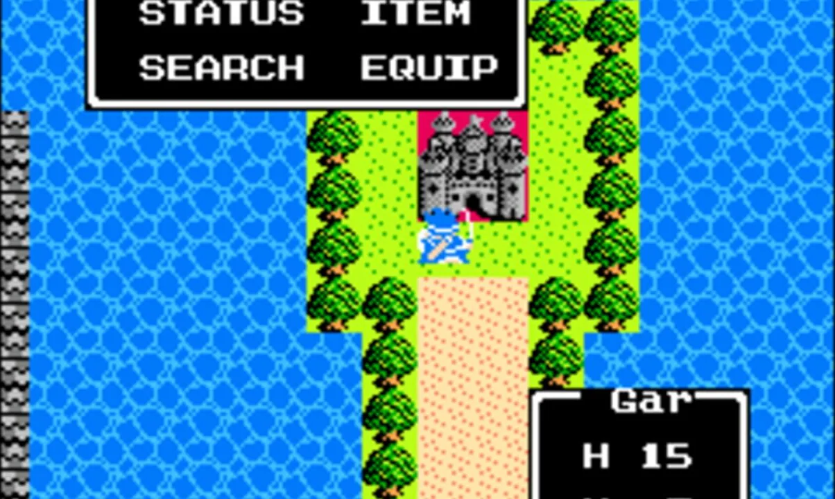 Dragon Warrior III gameplay on NES