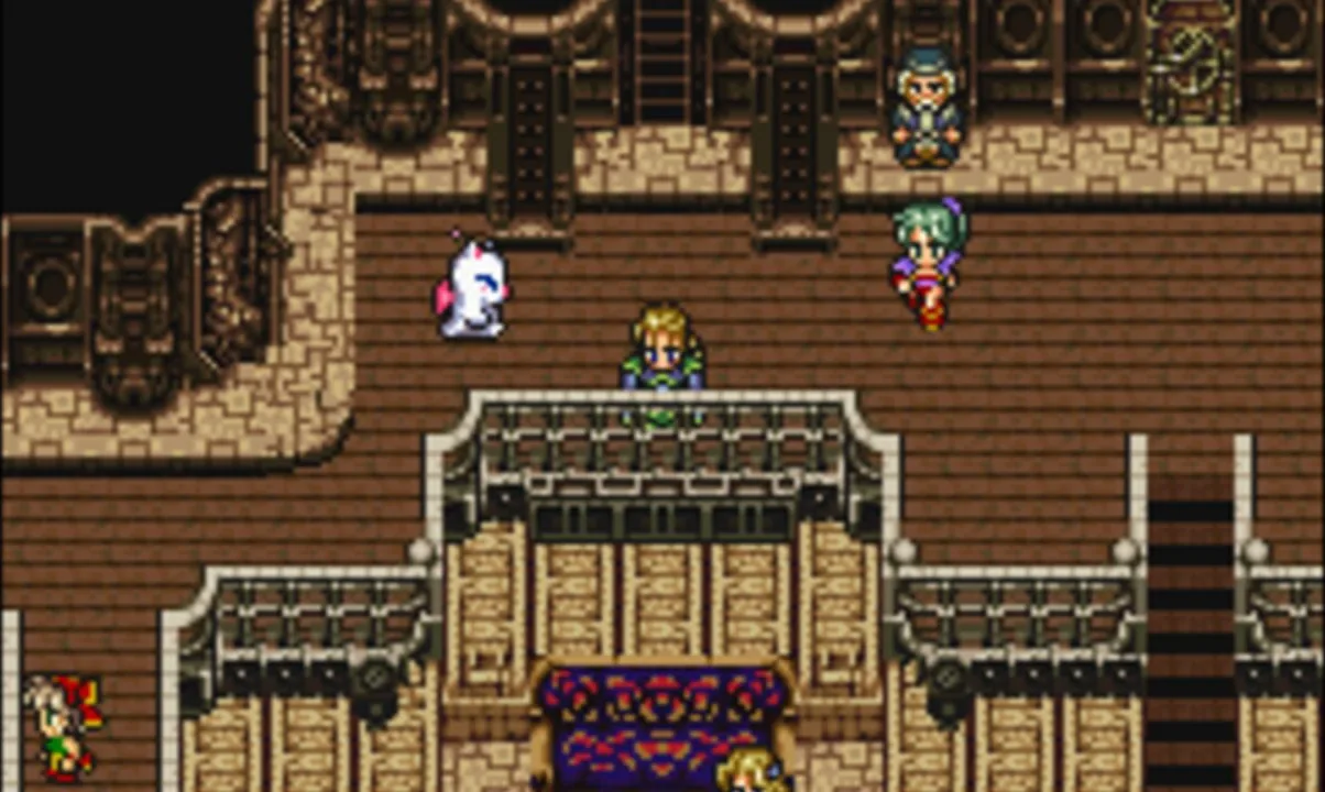 Final Fantasy III gameplay on NES