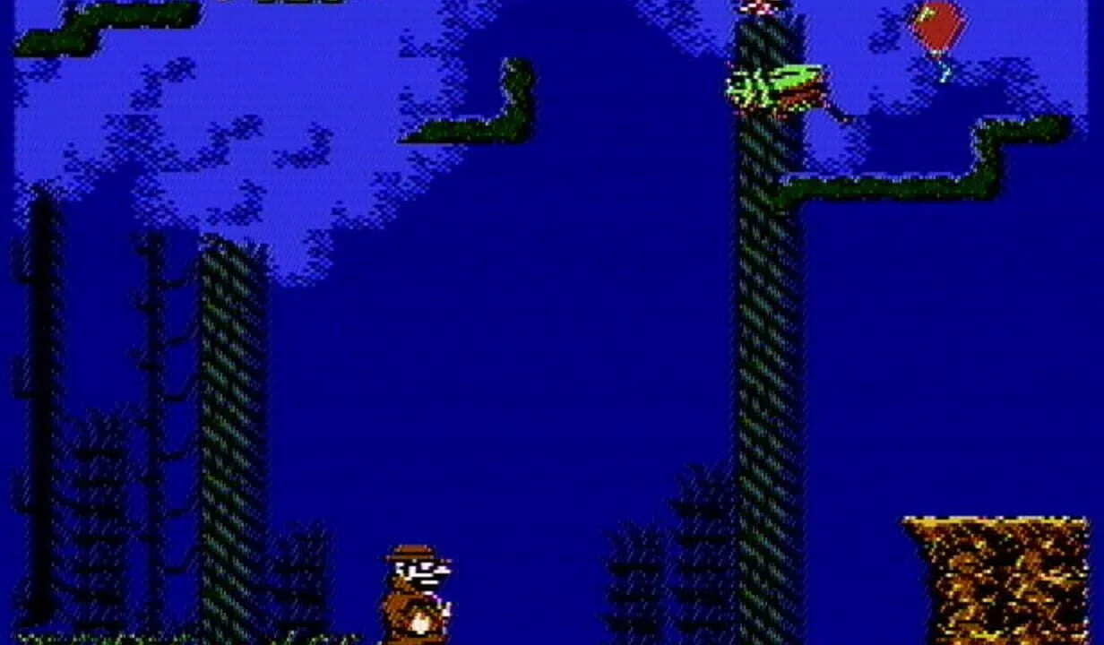 Gumshoe gameplay on NES