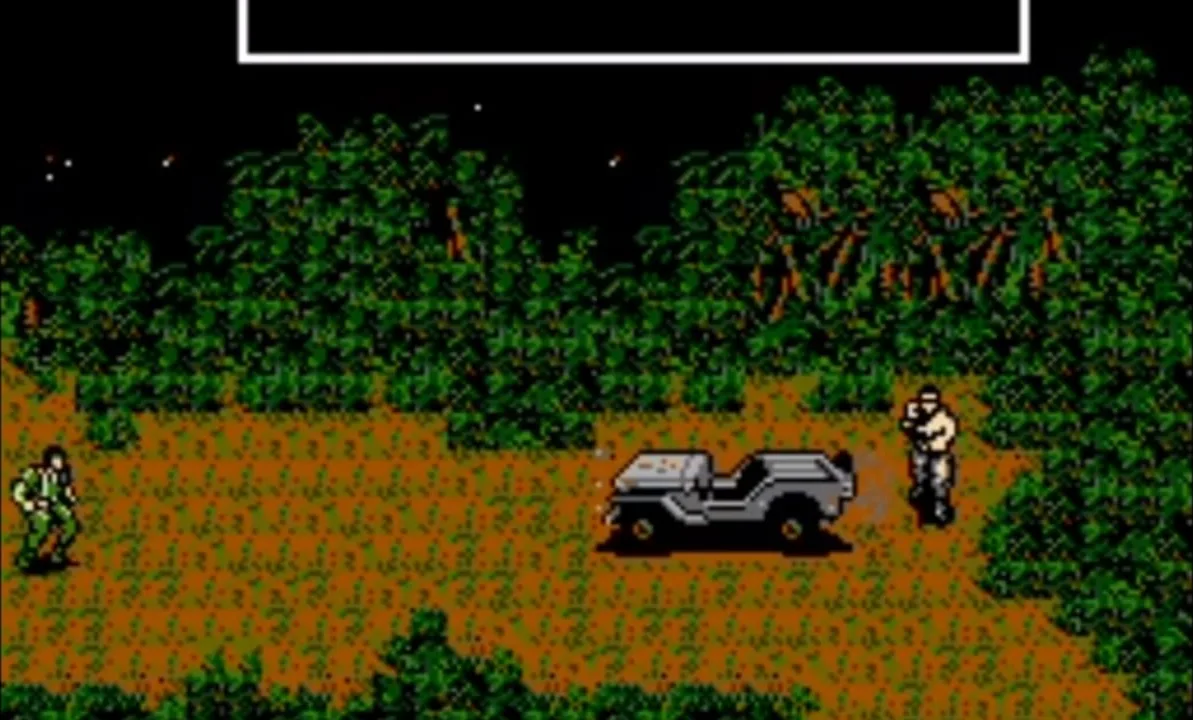Metal Gear gameplay on NES