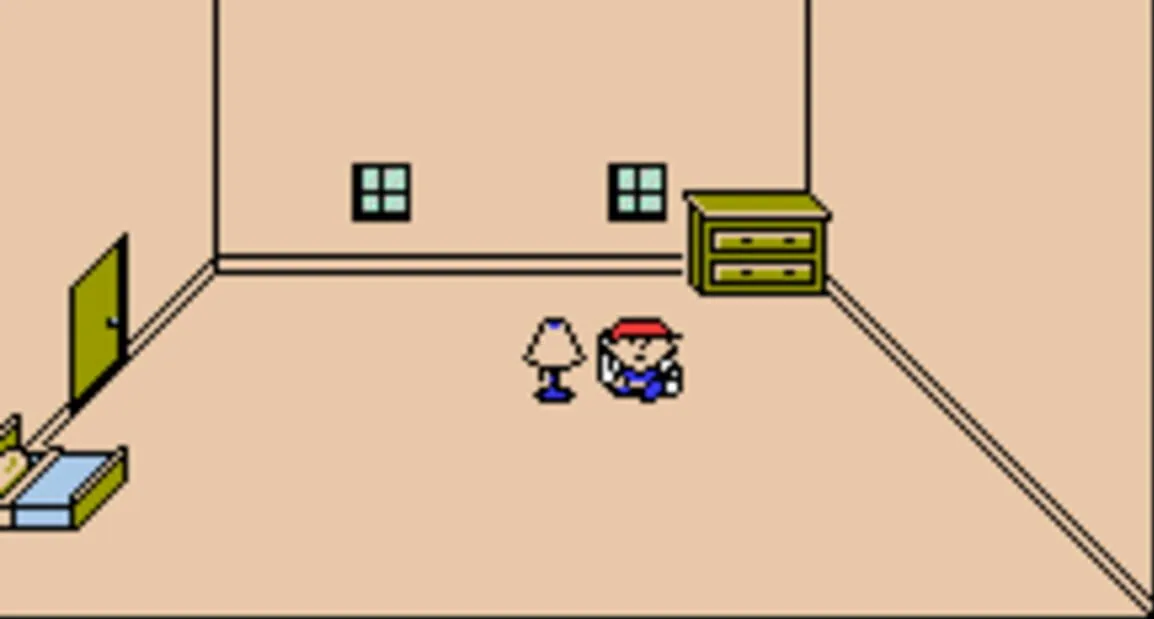 Mother gameplay on NES