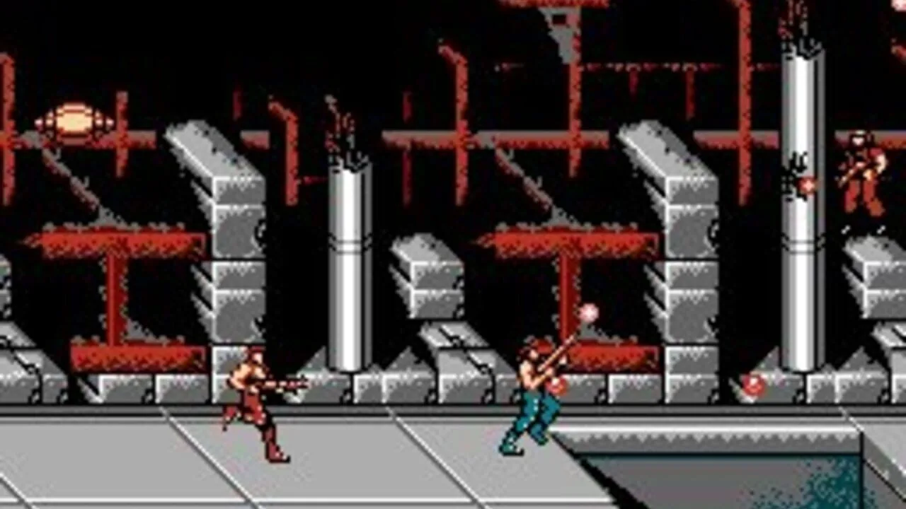 Super C gameplay on NES