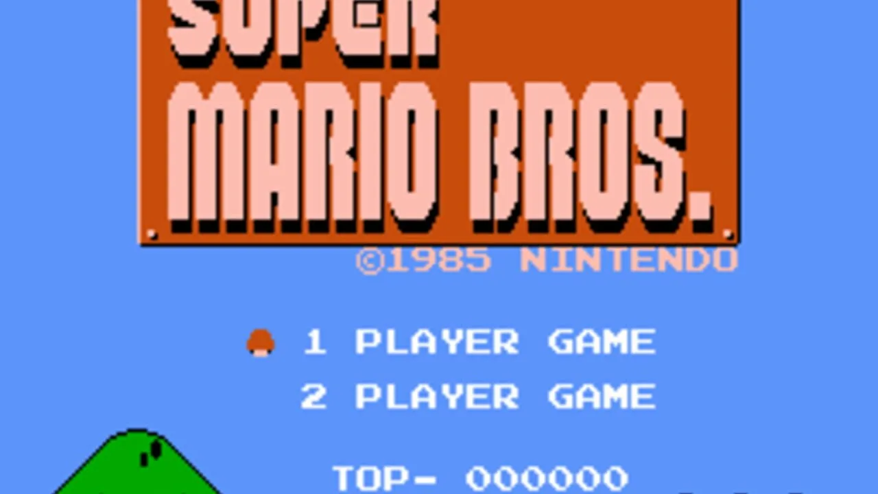 Super Mario Bros. gameplay on NES