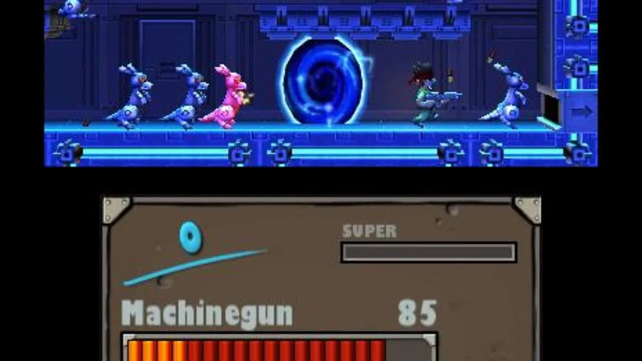 Alien Chaos 3D gameplay on Nintendo 3DS
