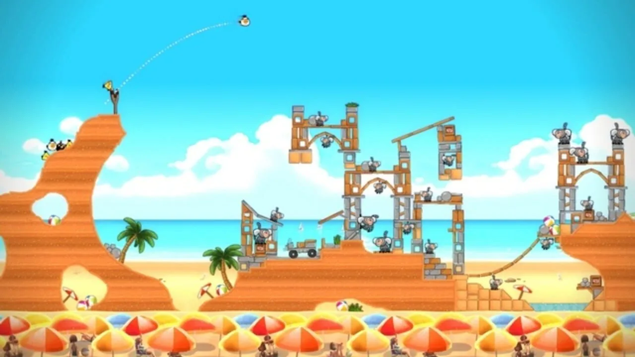 Angry Birds Trilogy gameplay on Nintendo 3DS
