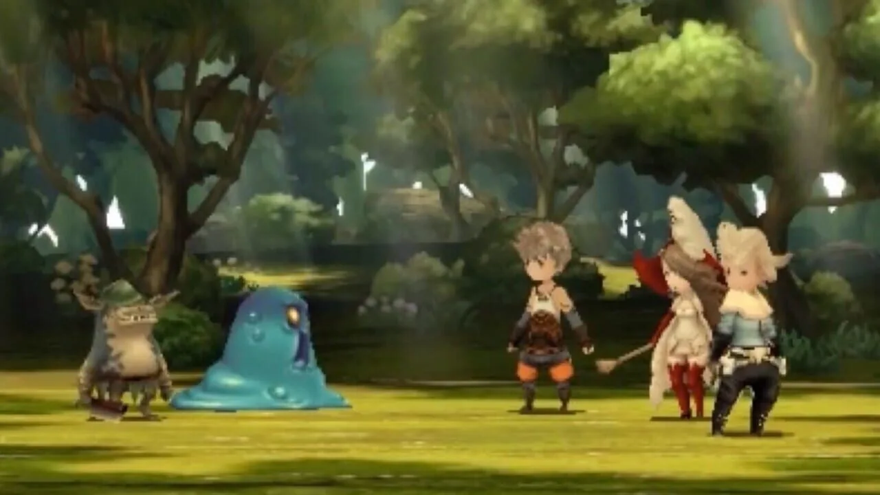 Bravely Default gameplay on Nintendo 3DS
