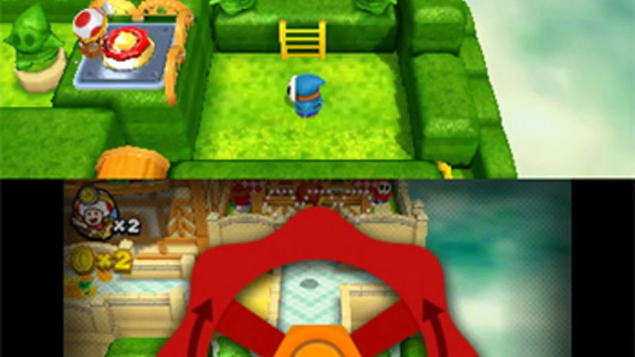 Captain Toad: Treasure Tracker gameplay on Nintendo 3DS