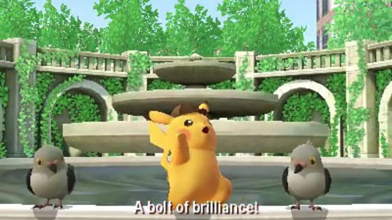 Detective Pikachu gameplay on Nintendo 3DS
