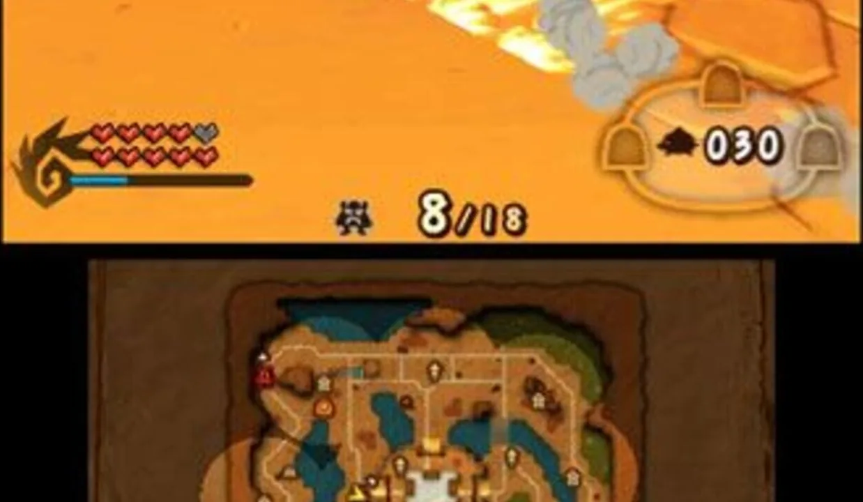Dillon's Rolling Western gameplay on Nintendo 3DS