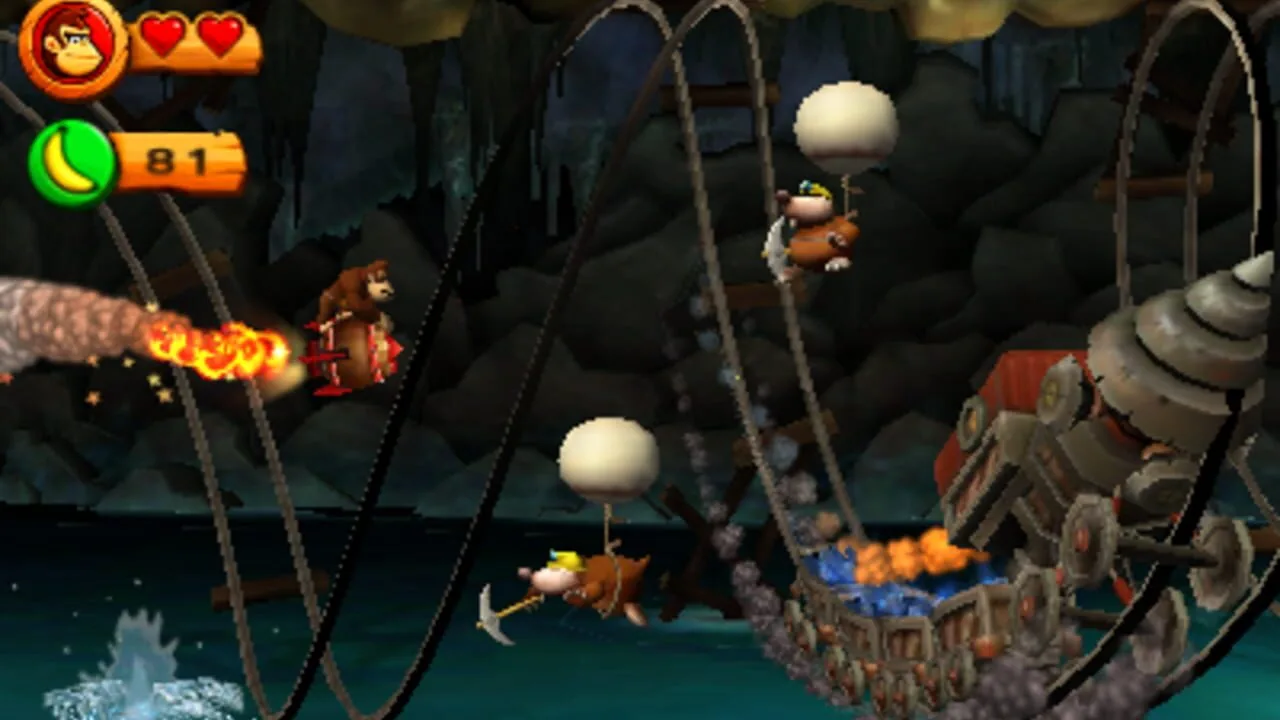 Donkey Kong Country Returns 3D screenshot 2