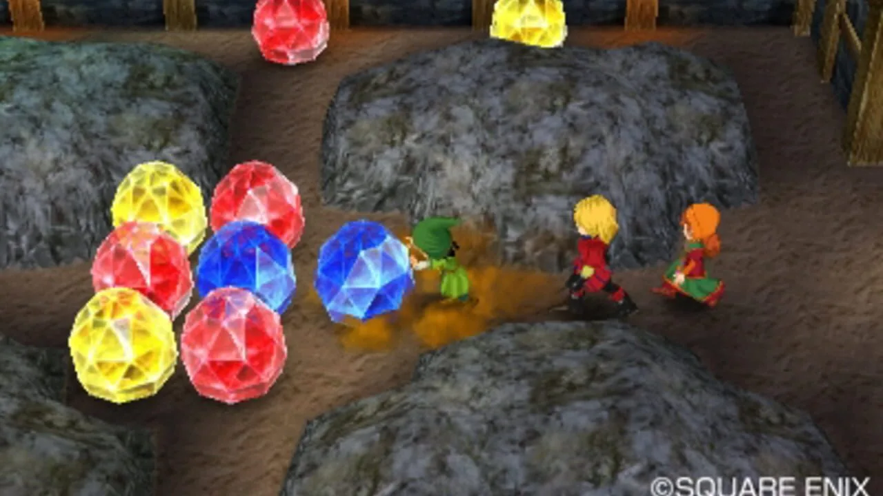 Dragon Quest VII gameplay on Nintendo 3DS