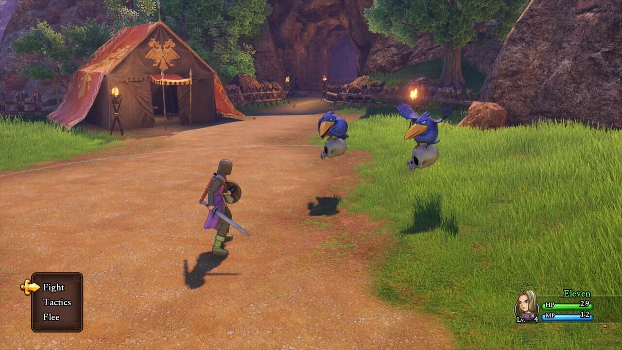 Dragon Quest XI gameplay on Nintendo 3DS