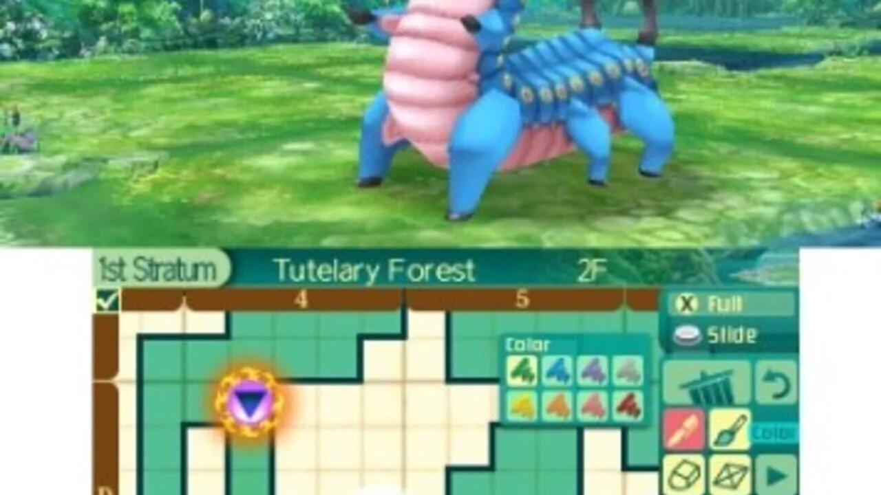 Etrian Odyssey V gameplay on Nintendo 3DS