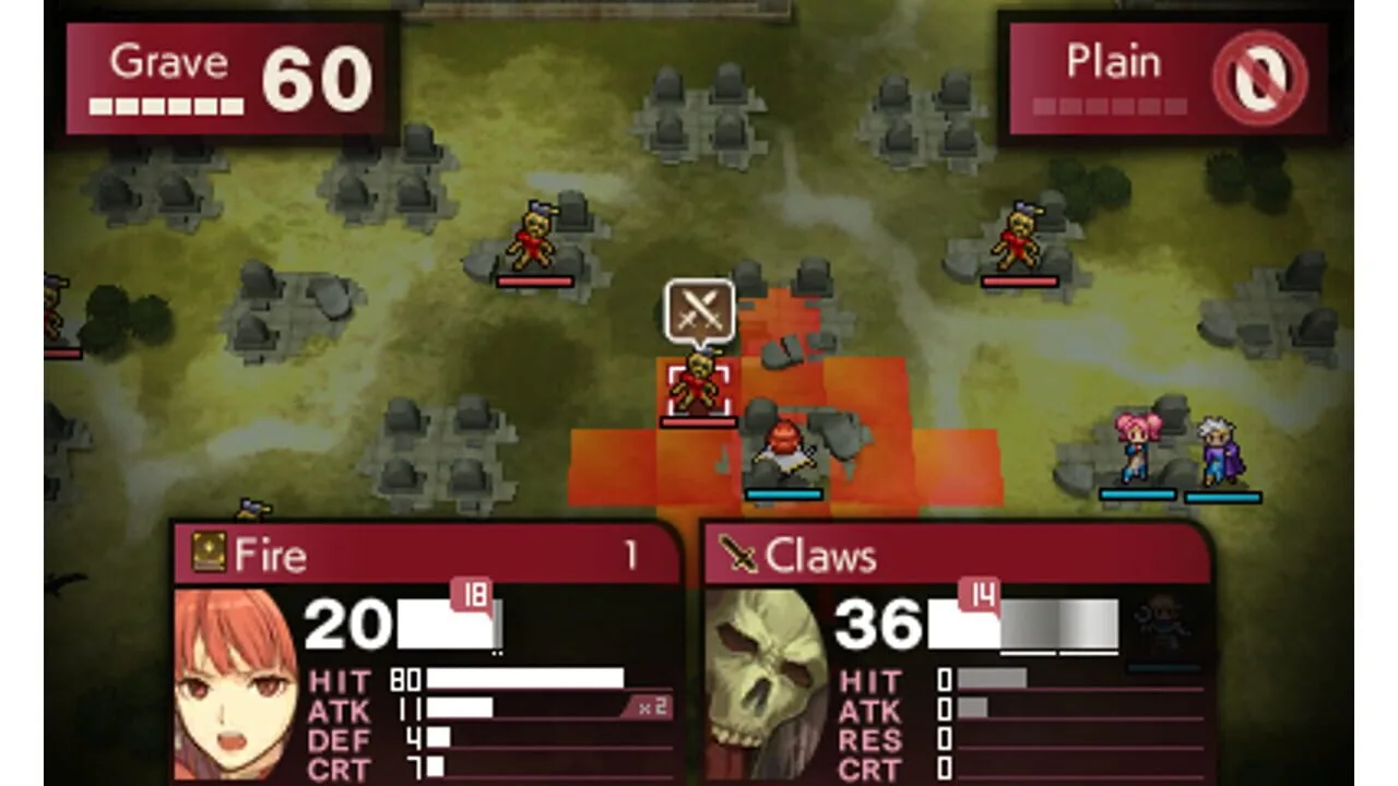 Fire Emblem Echoes: Shadows of Valentia gameplay on Nintendo 3DS