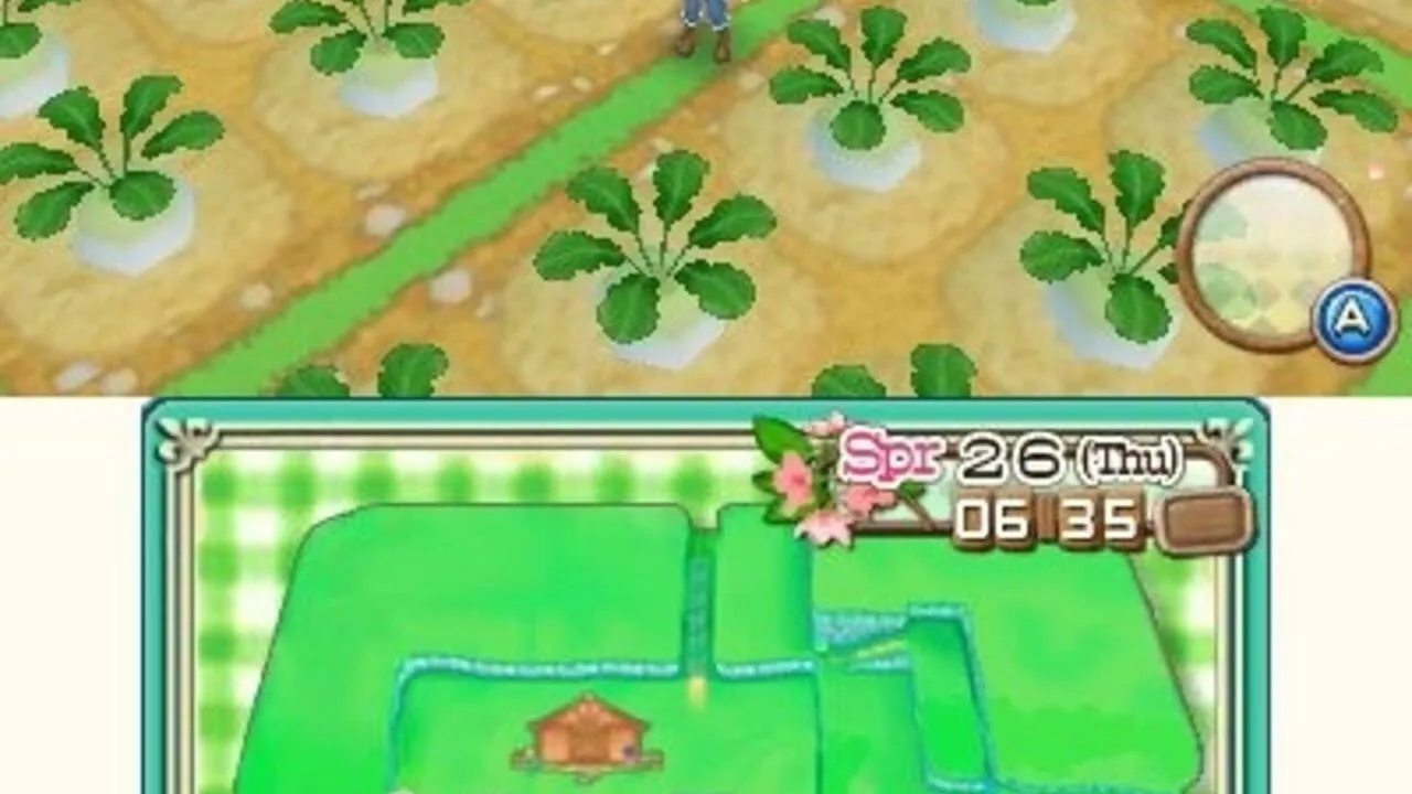 Harvest Moon: A New Beginning gameplay on Nintendo 3DS