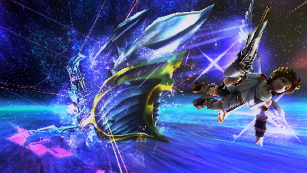 Kid Icarus: Uprising gameplay on Nintendo 3DS